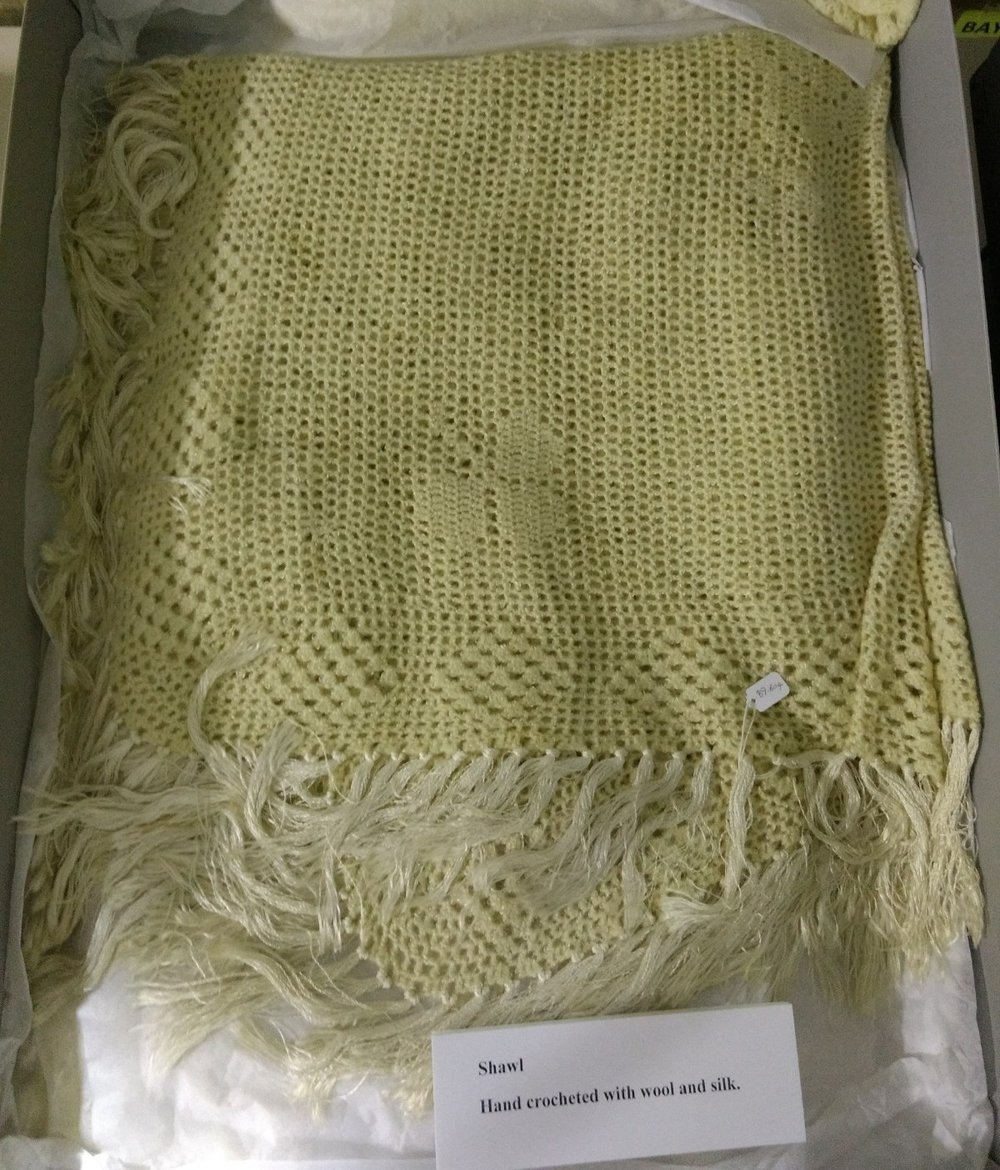 Crocheted Baby's Shawl