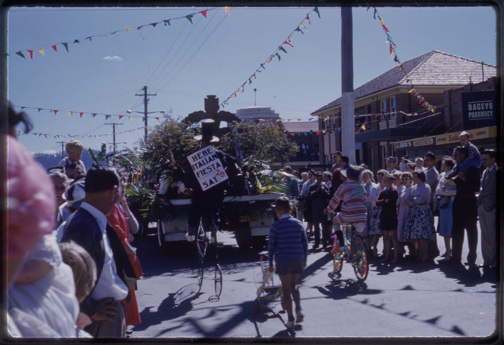 Bicycles in parade, c. 1960s