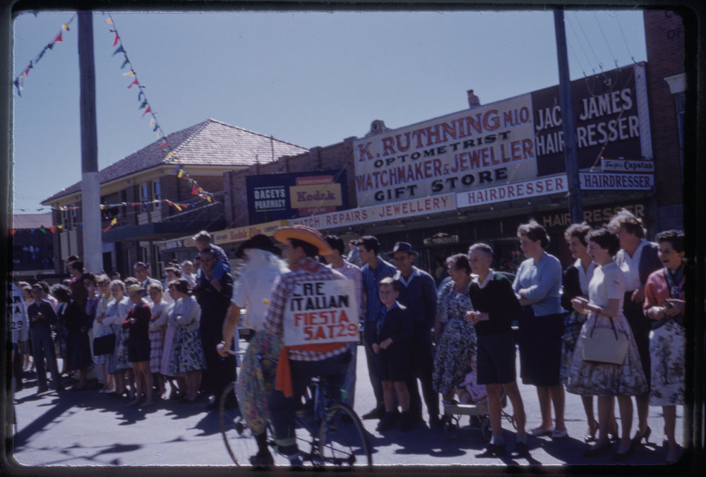 Bicycle in parade, c. 1960s