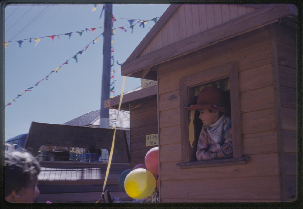 Parade float, High Street, c. 1960s