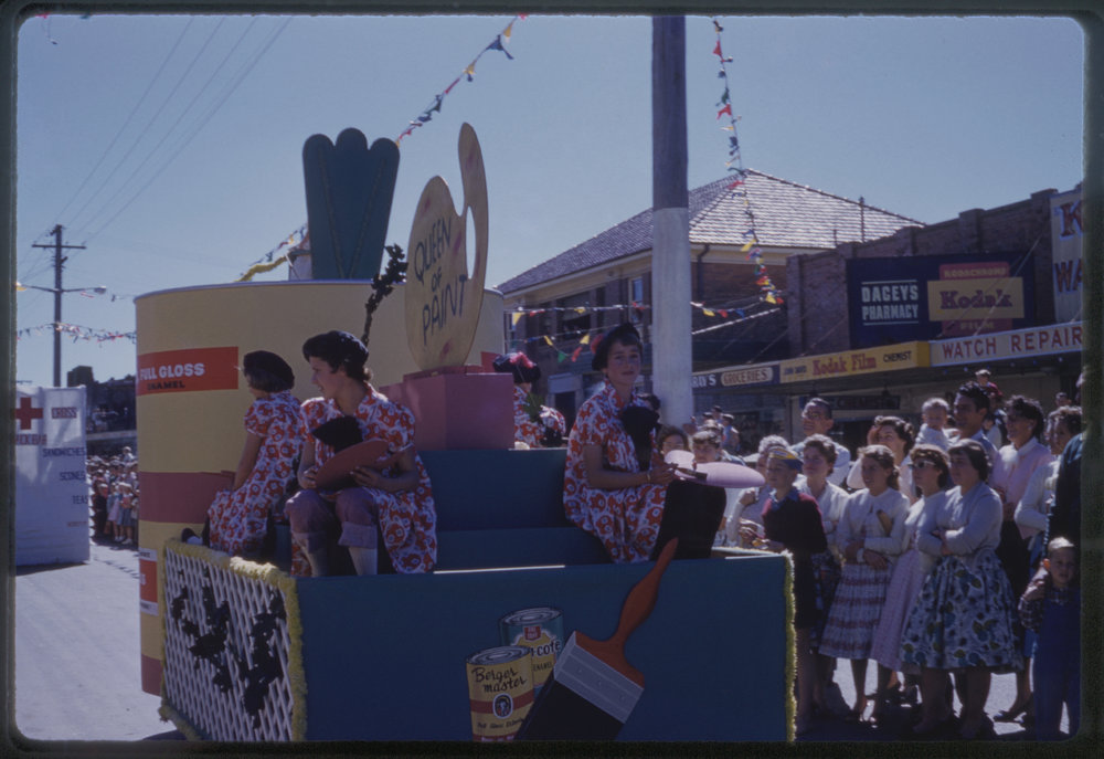 Berger Master Paint float, High Street, c. 1960s