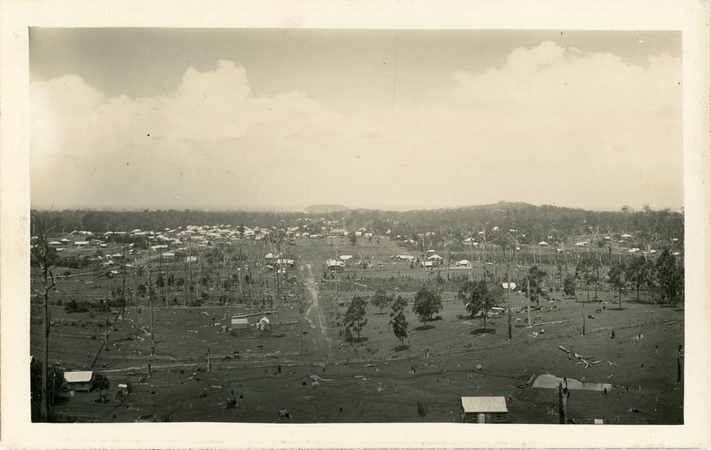 Looking east over Coffs Harbour from Red Hill, 1921