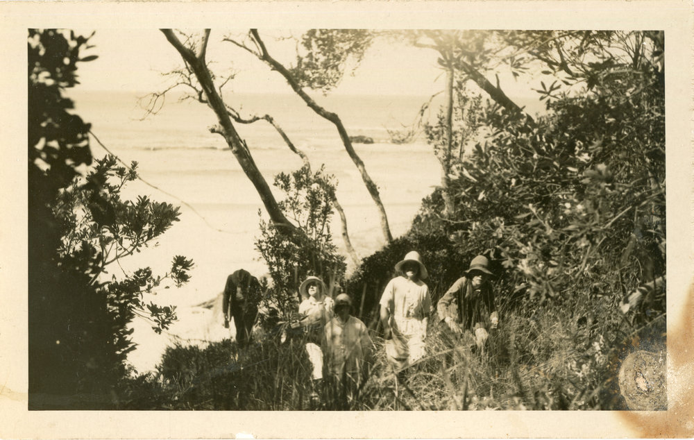 Group on Boambee Headland, 1925 