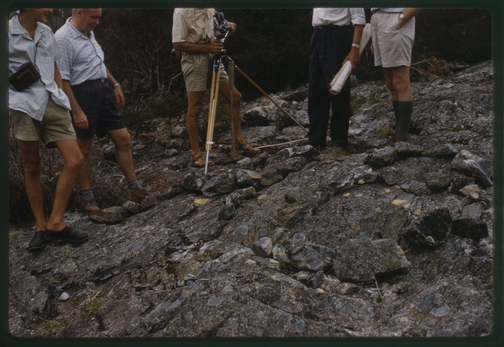 Rock formation near Mount Moombil, 1960s