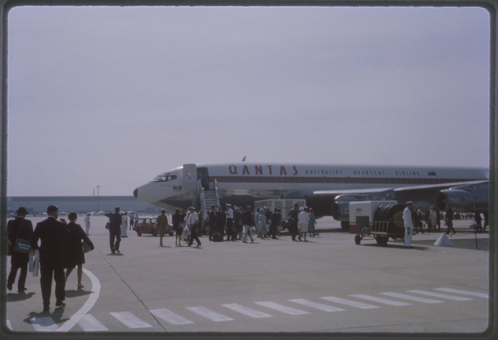 Qantas Airplane, c. 1966