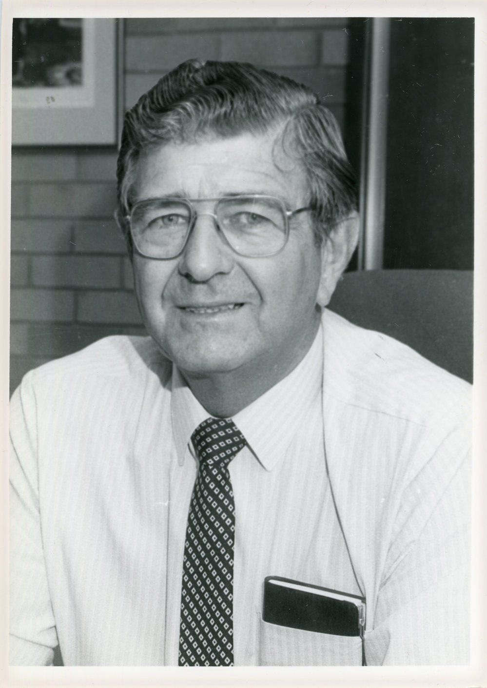 Portrait of Shire President John Smith, 1985