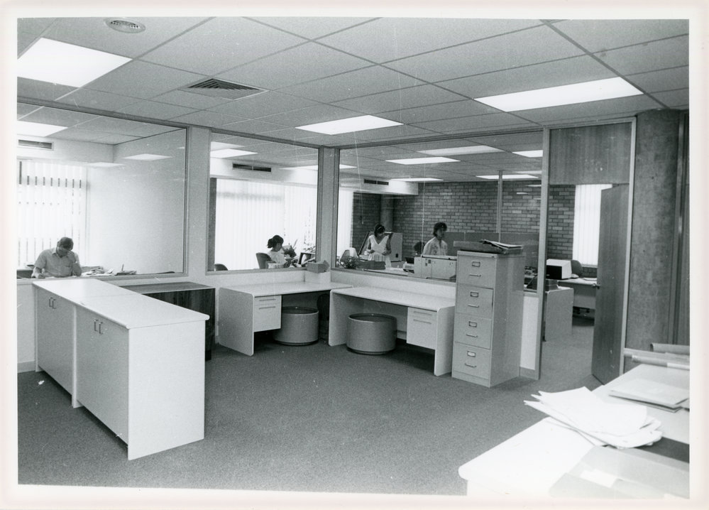 Shire Council typing pool, 1985