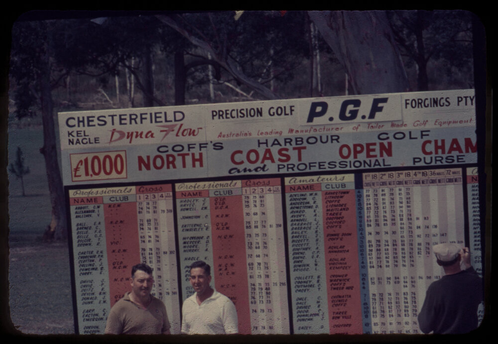 North Coast Open Championship golf signboard, c. 1960s