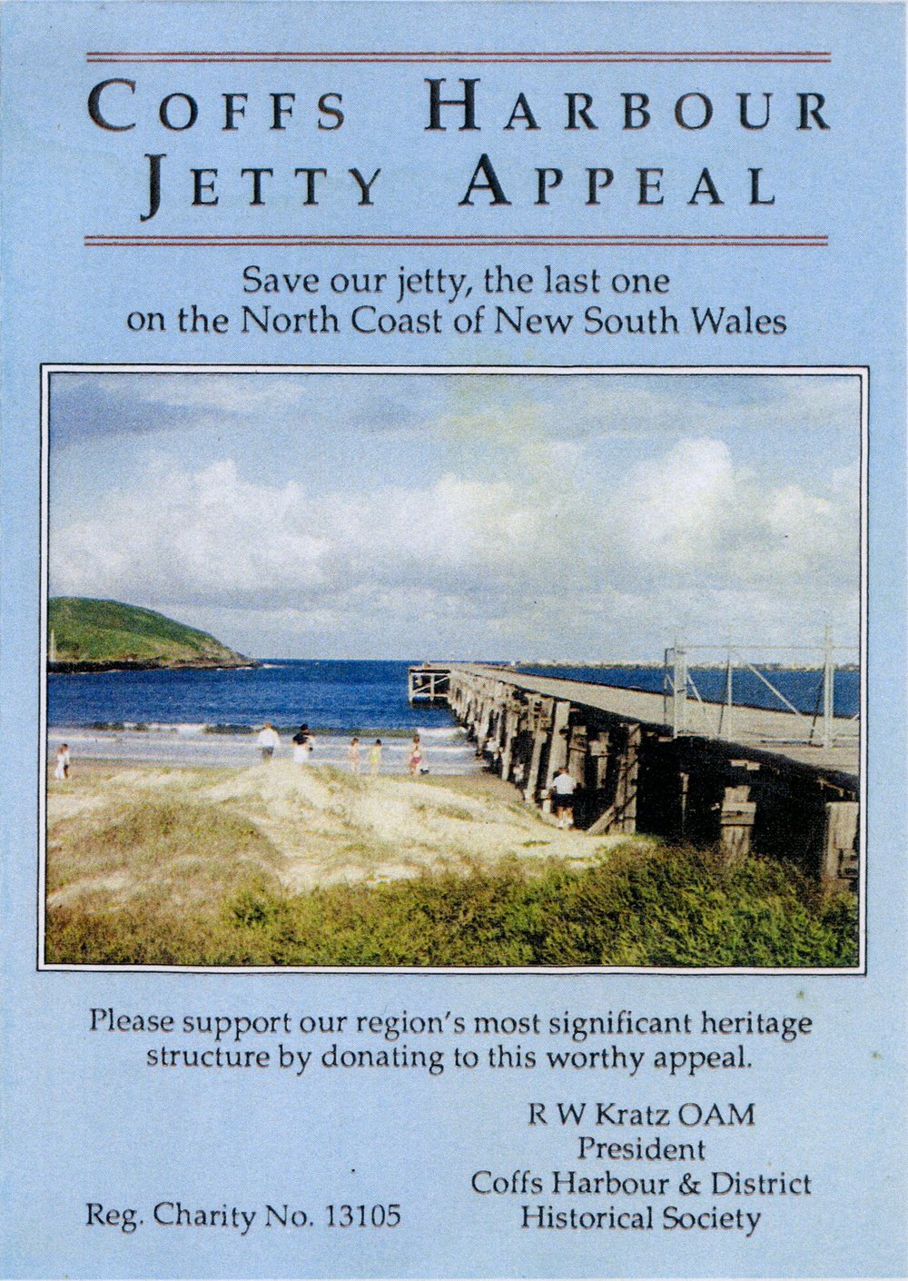 Coffs Harbour Jetty Appeal pamphlet, 1992
