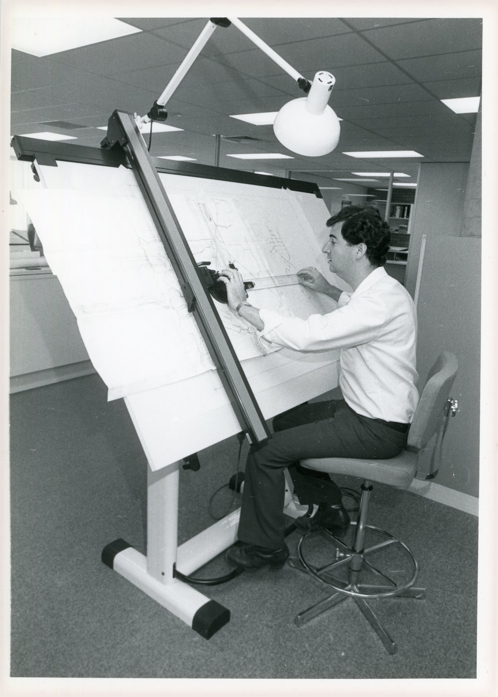 Draughting machine, 1985