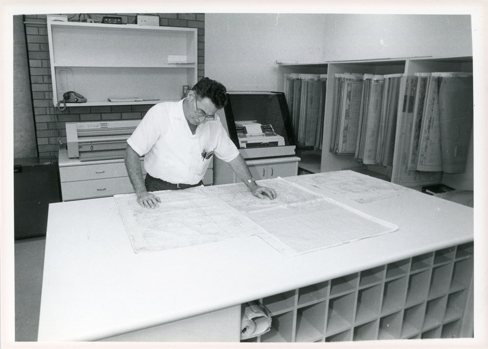 Council Engineer Piet Voorn, 1985