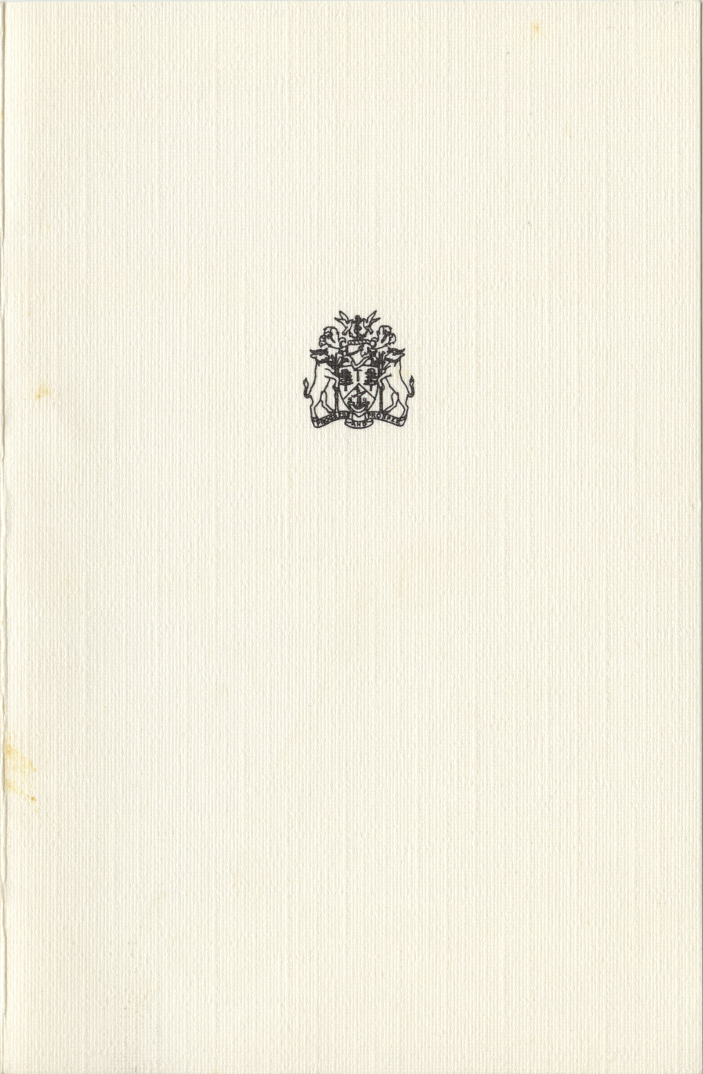 Invitation to opening of Coffs Harbour Airport, 27 September 1987