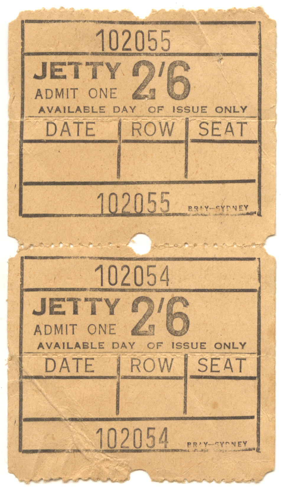 Two Jetty Theatre Tickets