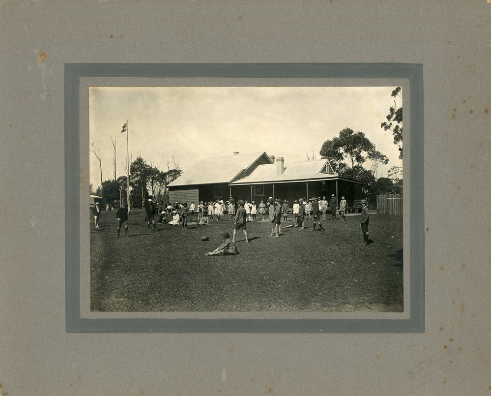 Karangi Public School students at play, 1922