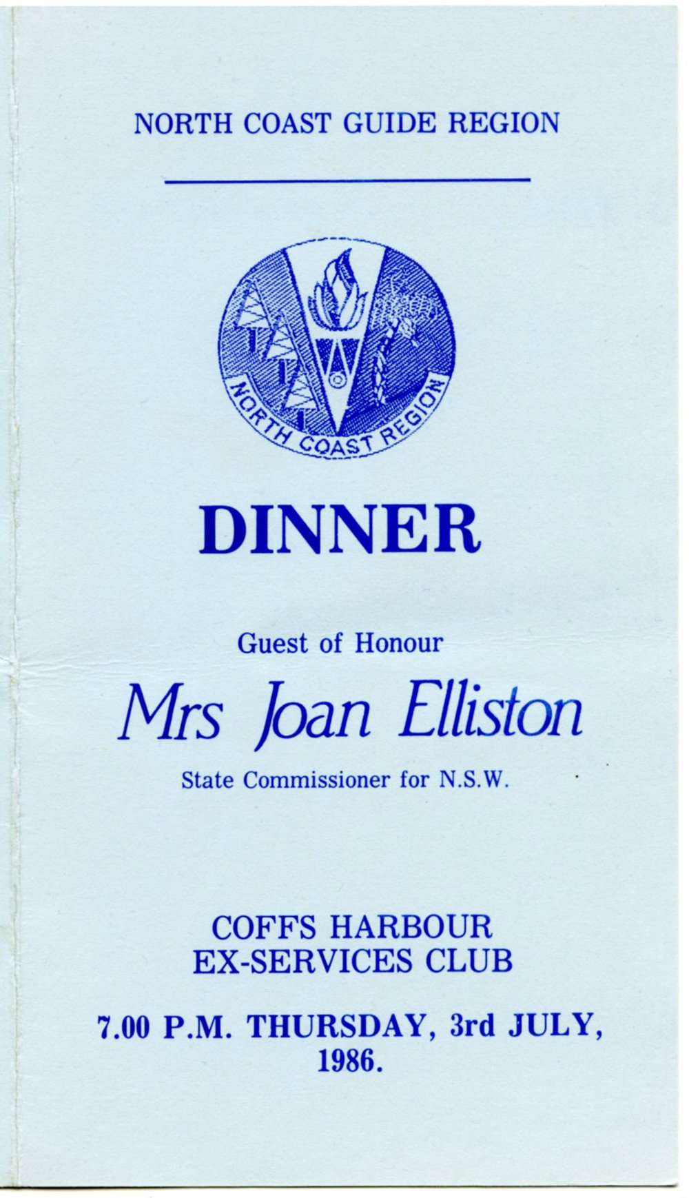 Ephemera from events held for Joan Elliston and Marjorie Nelson, 1986 - 1992
