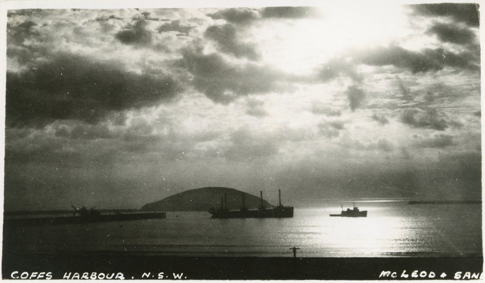 Moonlight over the harbour