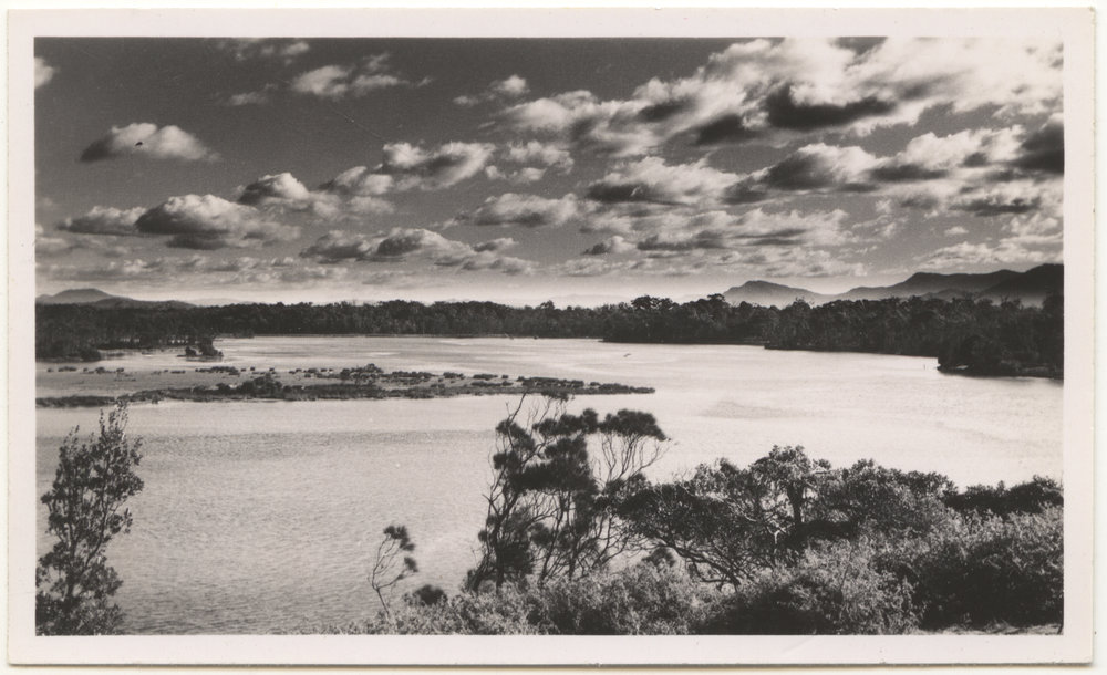 Sunset on Bonville Creek, 14 July 1944