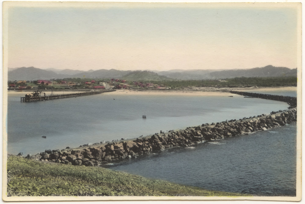 Coffs Jetty and Northern Breakwater, c. 1940s