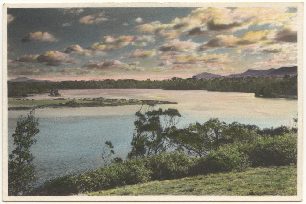  Sunset on Bonville Creek, 14 July 1944