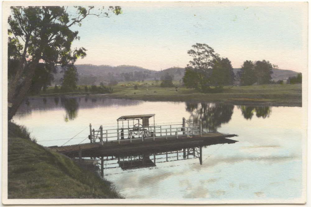 Fernmount Punt on the Bellinger River, 28 July 1944
