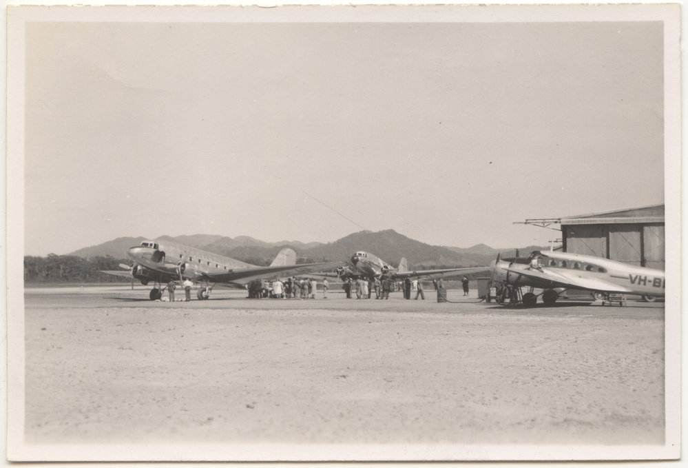 Butler Airways and Ansett DC3 planes, c. 1940s