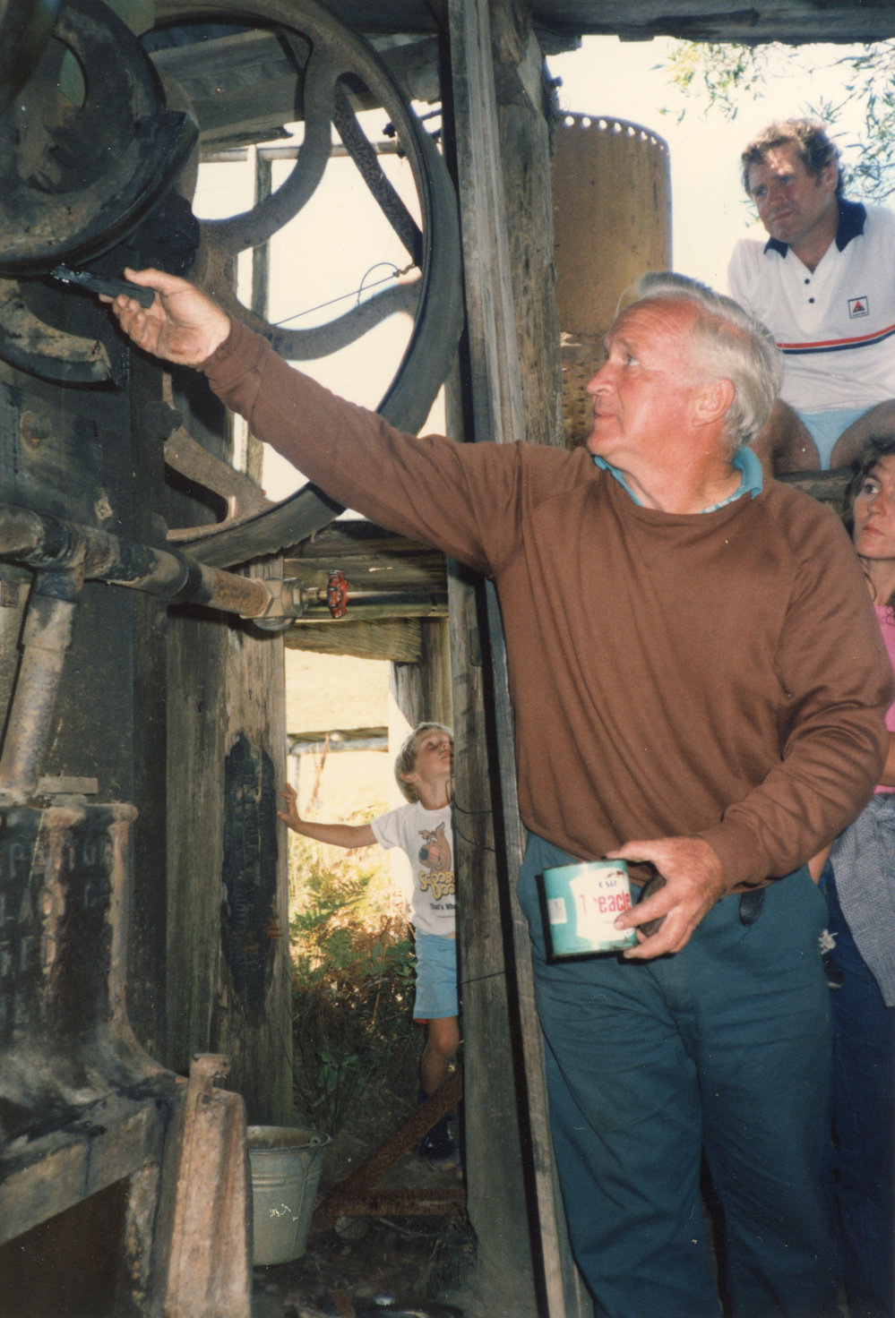 George Robb at George's Gold Mine, 13 April 1986