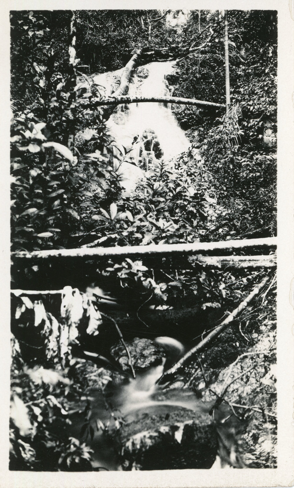 Waterfall on the Maston farm, 1930