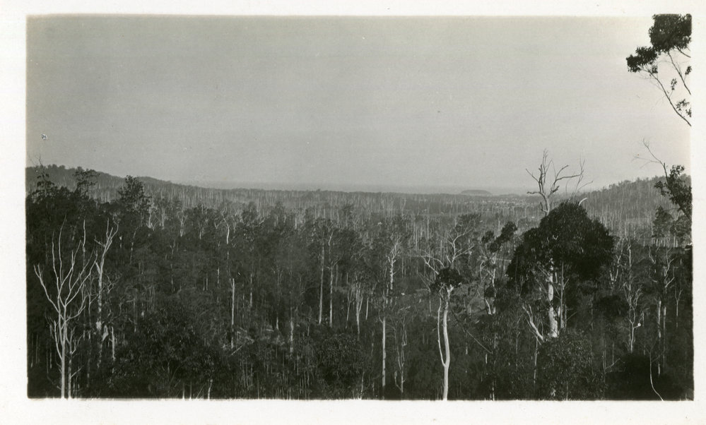 View to the east from Red Hill, 1930