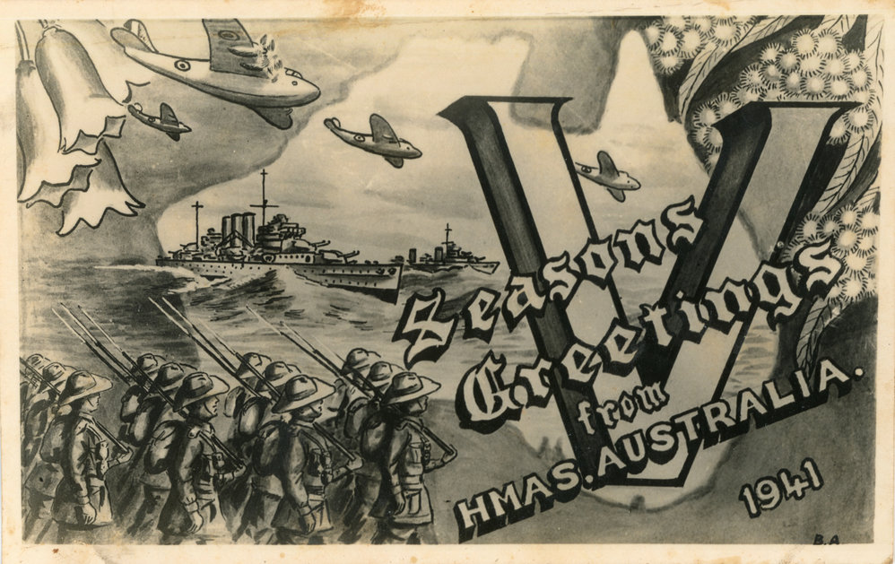 World War 2 postcard, 1941