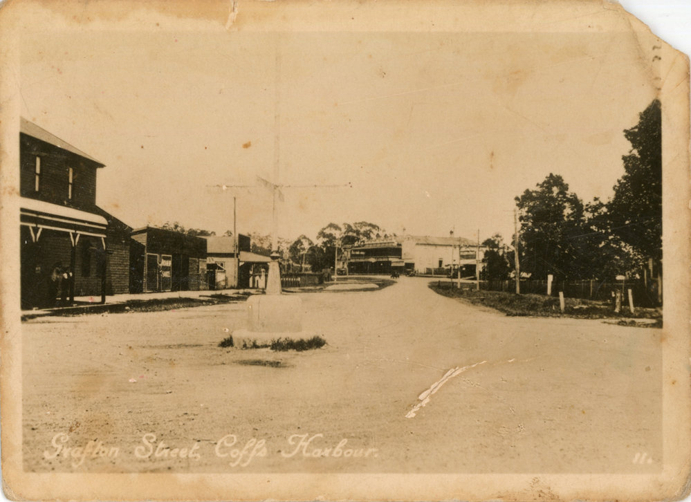Perry's store on the main street of Coffs Harbour, c.1920