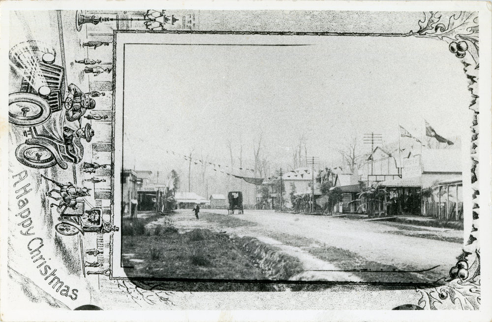 A Christmas card, 1910s