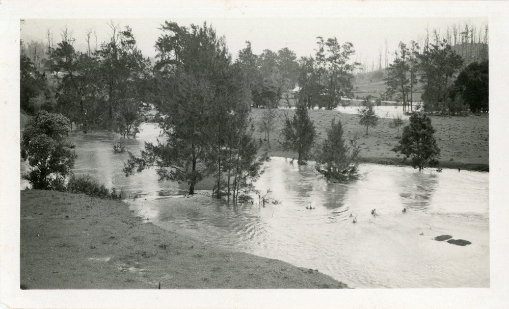 The Orara River in flood, c. 1930