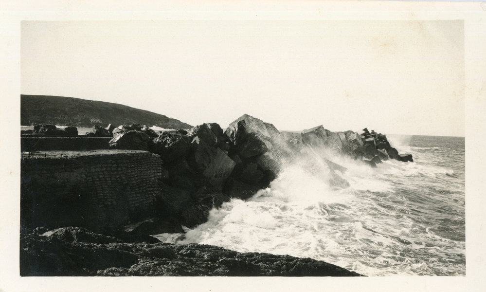 Eastern wall of the breakwater, 1930s
