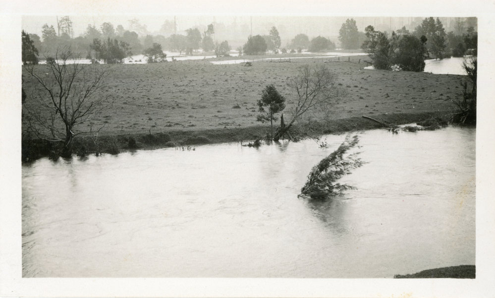 Orara River in flood, c.1930
