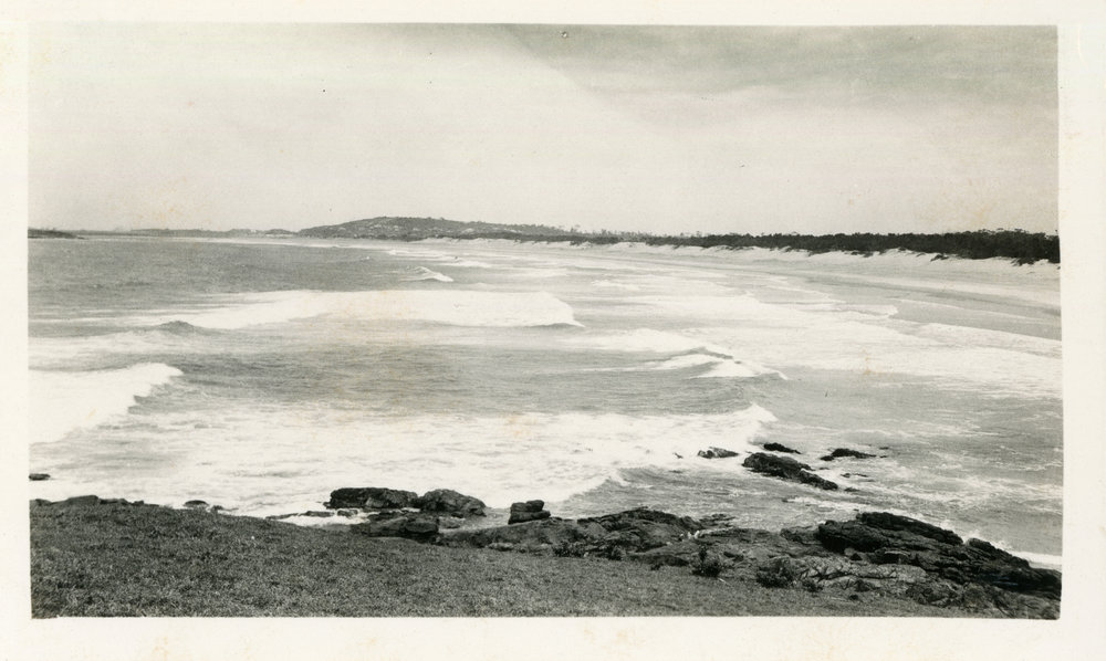 Looking towards Boambee Beach, early 1930s