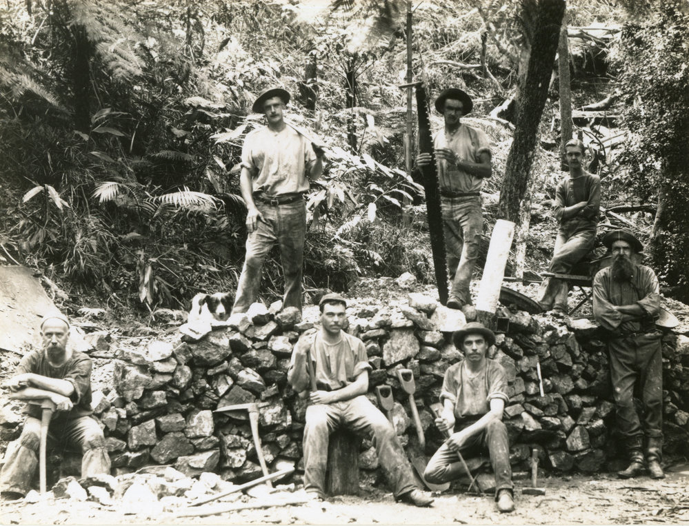 Miners at the Record Reign Mine, 1897