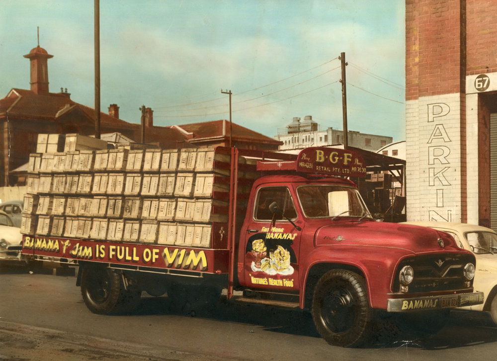 Banana Jim truck, c.1955