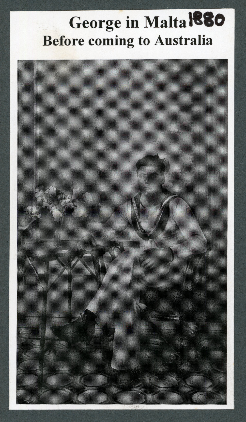 Sailor George Hardacre, 1880