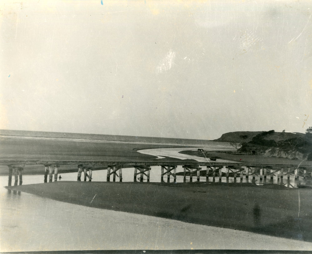 Railway bridge over Coffs Creek, 1920s