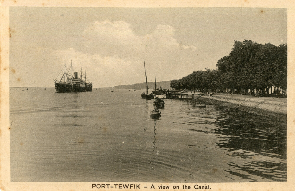 Canal at Port Tewfik, c.1905