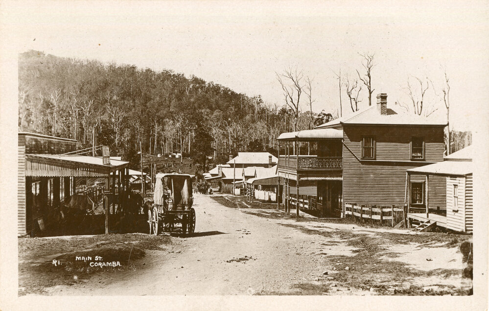 Gale Street in Coramba, c. 1905