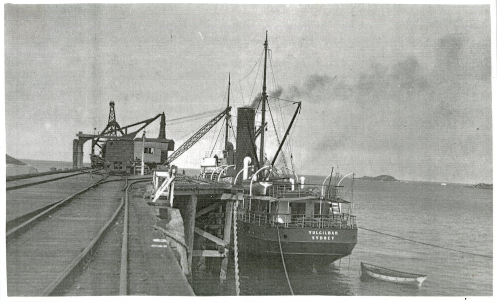 The SS Yulgilbar at Coffs Jetty c.1920