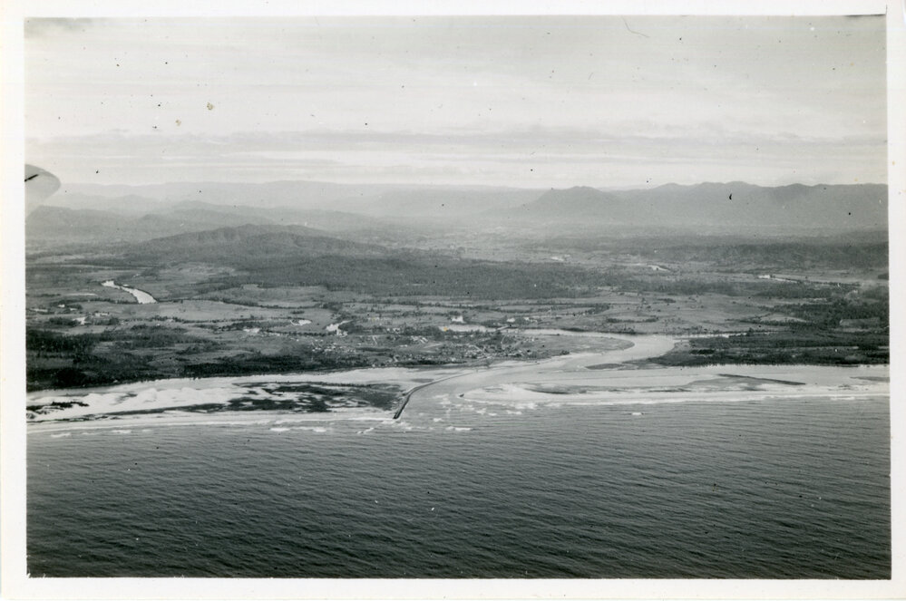 River mouth, 3 June 1950