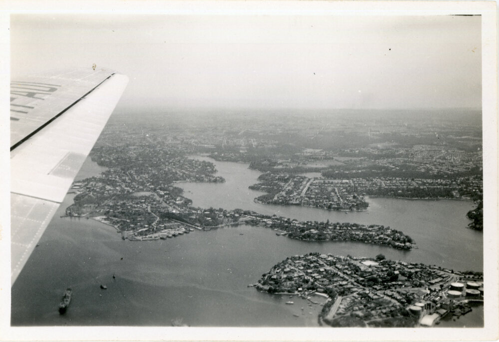 View over Lane Cove River, 26 October 1948