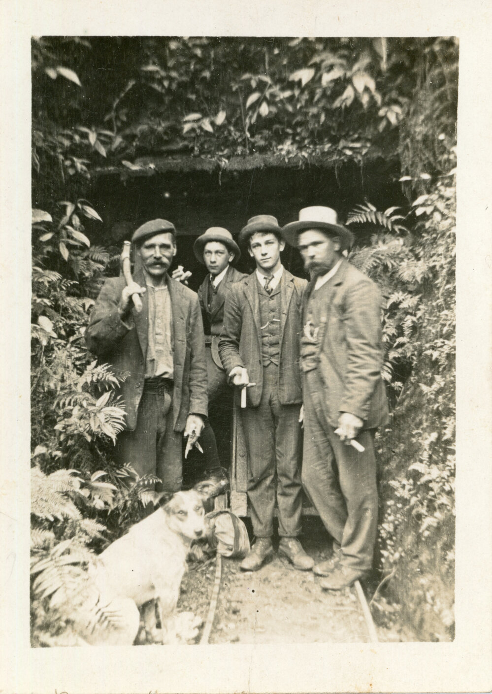 Inspecting the "Record Reign" Mine, 1915 - 1917