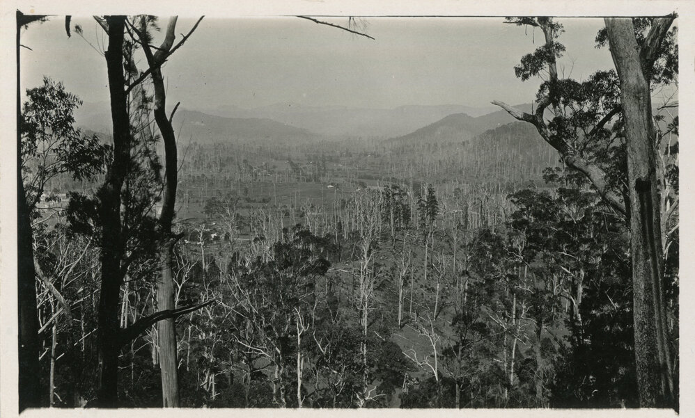 View of Karangi from eastern hills, c. 1930