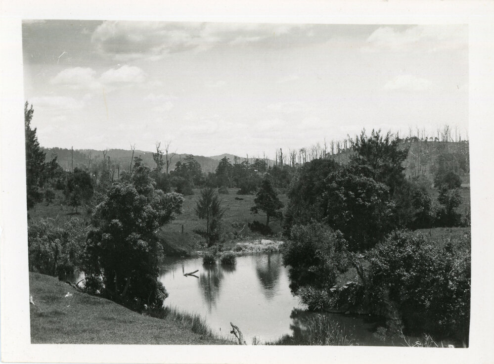 The Orara River at Karangi, 1930