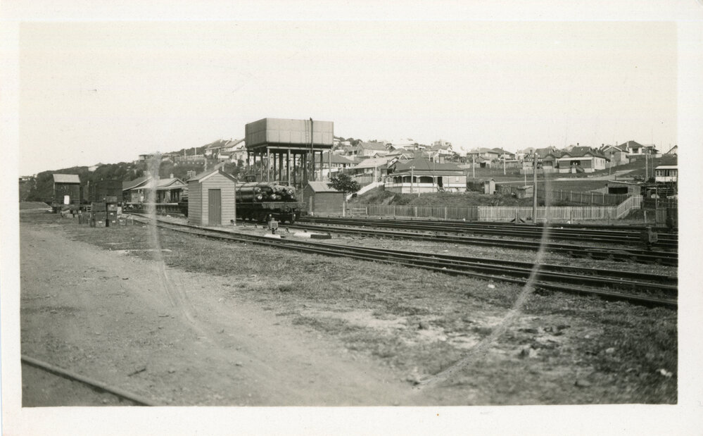 The railway with water tank, 1936