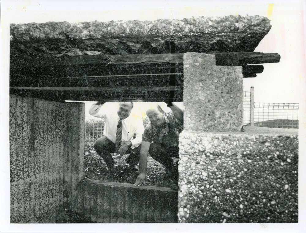 World War II observation post, 23 September 1994