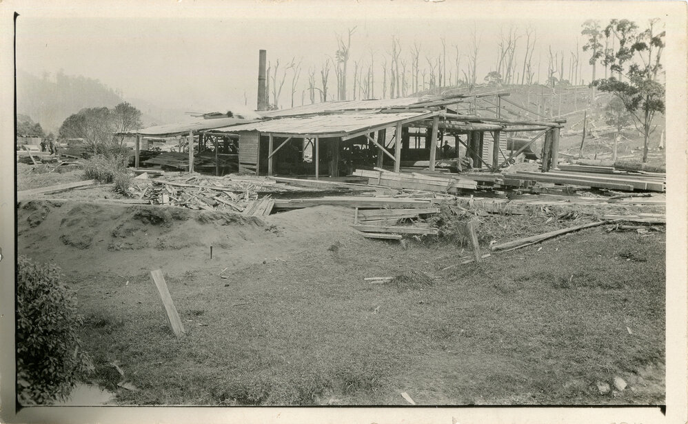 Sawmill at Karangi, early 1930s